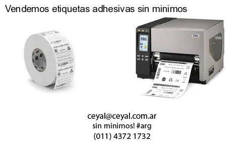 Vendemos etiquetas adhesivas sin minimos