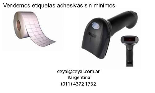 Vendemos etiquetas adhesivas sin minimos