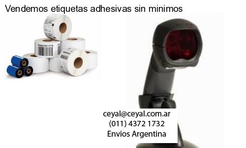 Vendemos etiquetas adhesivas sin minimos