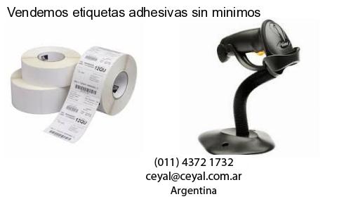 Vendemos etiquetas adhesivas sin minimos