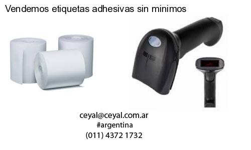 Vendemos etiquetas adhesivas sin minimos