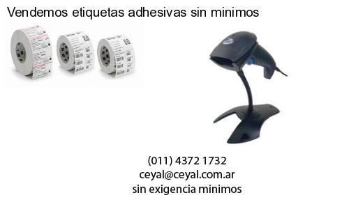 Vendemos etiquetas adhesivas sin minimos