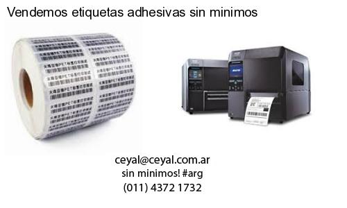 Vendemos etiquetas adhesivas sin minimos