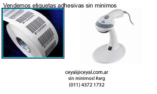 Vendemos etiquetas adhesivas sin minimos