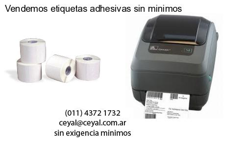 Vendemos etiquetas adhesivas sin minimos