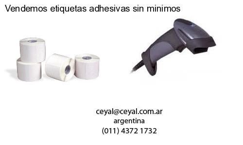 Vendemos etiquetas adhesivas sin minimos