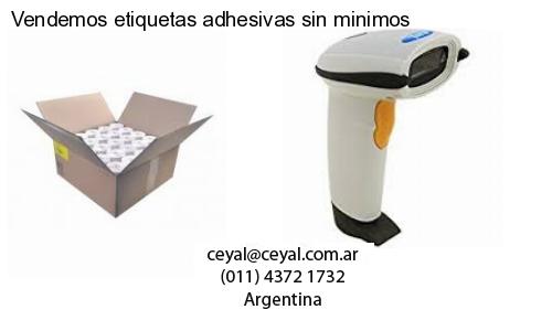 Vendemos etiquetas adhesivas sin minimos