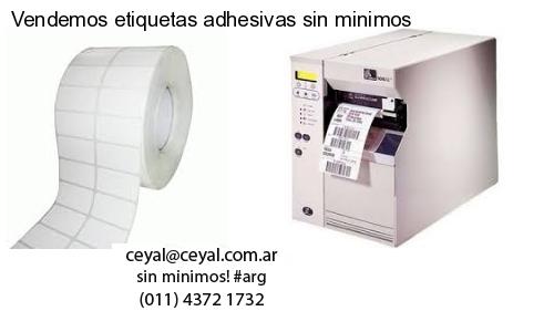Vendemos etiquetas adhesivas sin minimos