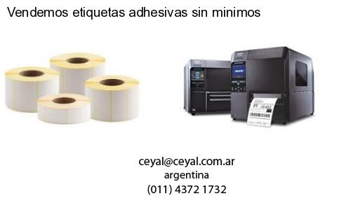 Vendemos etiquetas adhesivas sin minimos