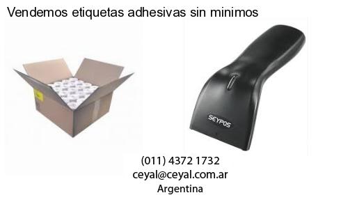 Vendemos etiquetas adhesivas sin minimos