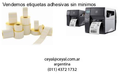 Vendemos etiquetas adhesivas sin minimos