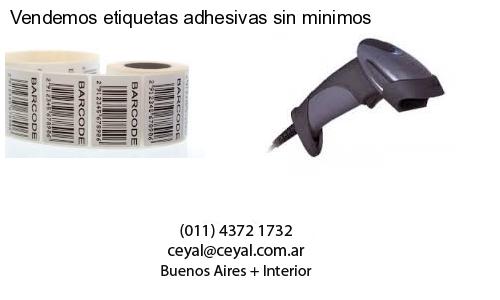 Vendemos etiquetas adhesivas sin minimos