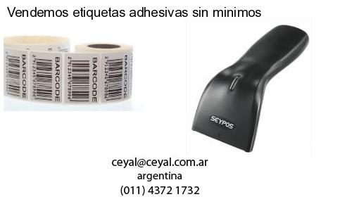 Vendemos etiquetas adhesivas sin minimos