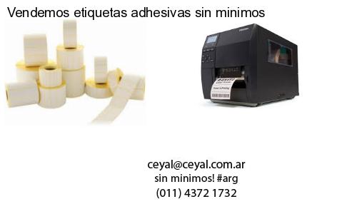 Vendemos etiquetas adhesivas sin minimos