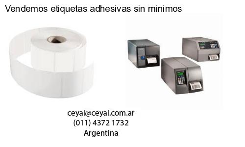 Vendemos etiquetas adhesivas sin minimos