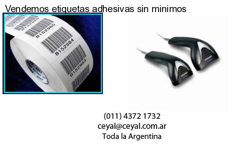 Vendemos etiquetas adhesivas sin minimos