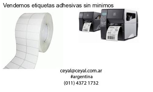 Vendemos etiquetas adhesivas sin minimos