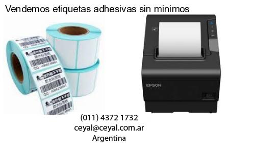 Vendemos etiquetas adhesivas sin minimos