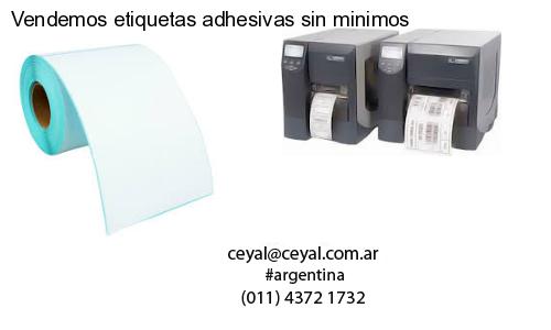 Vendemos etiquetas adhesivas sin minimos