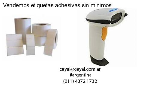 Vendemos etiquetas adhesivas sin minimos