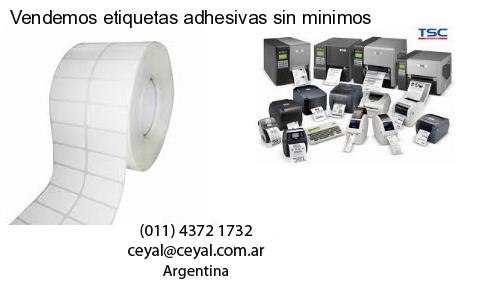 Vendemos etiquetas adhesivas sin minimos