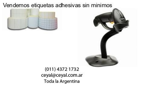 Vendemos etiquetas adhesivas sin minimos
