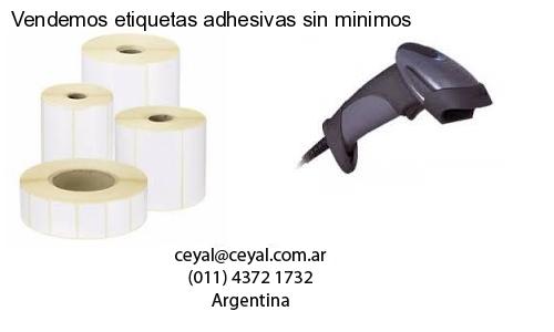 Vendemos etiquetas adhesivas sin minimos
