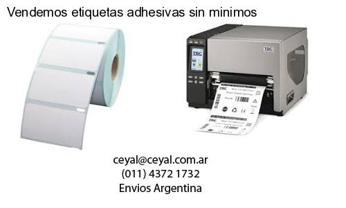 Vendemos etiquetas adhesivas sin minimos