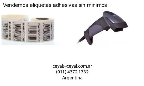 Vendemos etiquetas adhesivas sin minimos