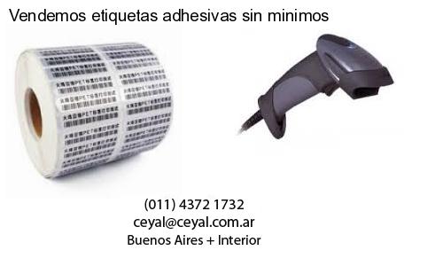 Vendemos etiquetas adhesivas sin minimos