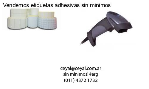 Vendemos etiquetas adhesivas sin minimos