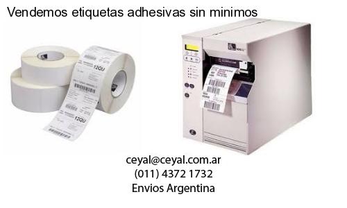 Vendemos etiquetas adhesivas sin minimos