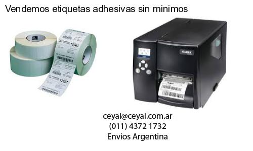 Vendemos etiquetas adhesivas sin minimos