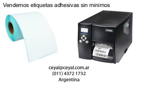 Vendemos etiquetas adhesivas sin minimos