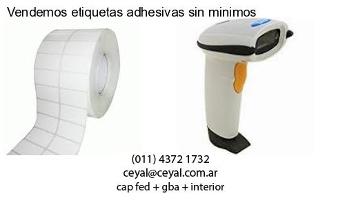 Vendemos etiquetas adhesivas sin minimos
