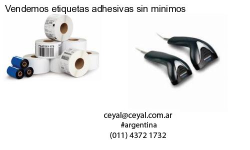 Vendemos etiquetas adhesivas sin minimos