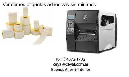 Vendemos etiquetas adhesivas sin minimos