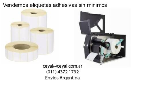 Vendemos etiquetas adhesivas sin minimos
