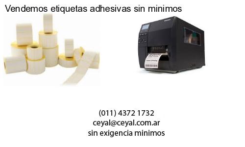 Vendemos etiquetas adhesivas sin minimos
