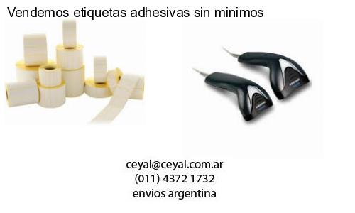Vendemos etiquetas adhesivas sin minimos