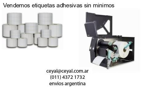 Vendemos etiquetas adhesivas sin minimos
