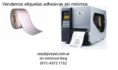 Vendemos etiquetas adhesivas sin minimos