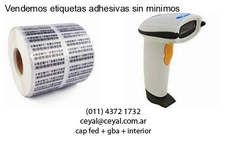 Vendemos etiquetas adhesivas sin minimos