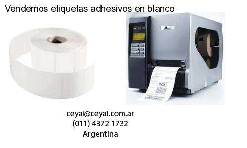 Vendemos etiquetas adhesivos en blanco