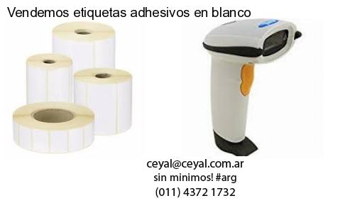 Vendemos etiquetas adhesivos en blanco
