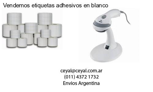 Vendemos etiquetas adhesivos en blanco