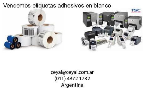 Vendemos etiquetas adhesivos en blanco