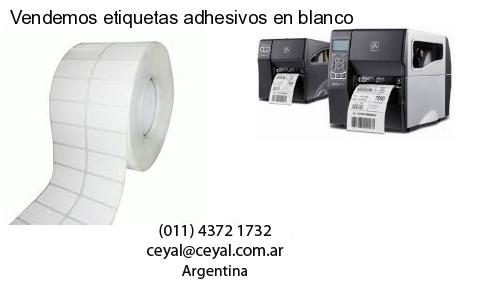 Vendemos etiquetas adhesivos en blanco