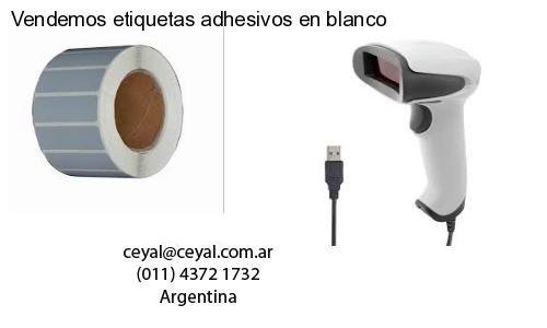 Vendemos etiquetas adhesivos en blanco