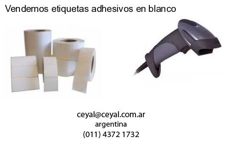 Vendemos etiquetas adhesivos en blanco
